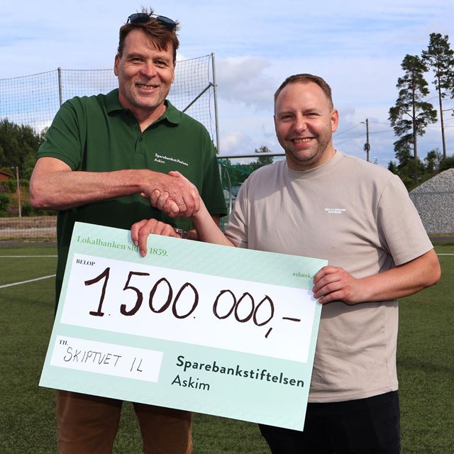 1,5 million til Skiptvet Håndball